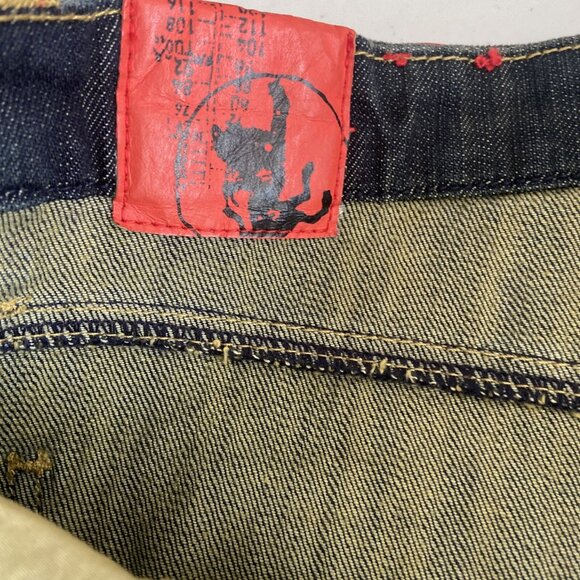 NWT Parasuco Woman 32X33 Flare Wide Leg Denim Jeans Red Label - Picture 6 of 9